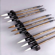 Chinese Calligraphy Brushes Set Chinese Regular Script Wooen Hair Brush Pen Chinese Painting Weasel Hair Writing Brush 2024 - buy cheap