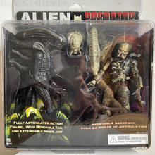 NECA Alien VS Predator Action Figure Exclusive 2-PACK PVC Classic Xenomorph Figurine Toy 7 inch 2024 - buy cheap