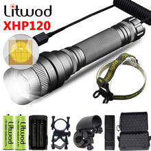 High Quality Super Bright 12-core XHP120 Zoomable Powerful Tactical Led Hunting Flashlight Torch 8000lm 18650 Battery Lantern 2024 - buy cheap
