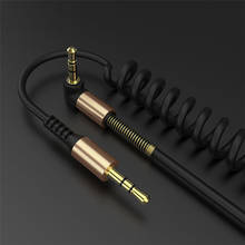 3.5mm Male to Male Aux Cable Cord L-Shaped Right Angle Car Audio Headphone Jack 2024 - buy cheap