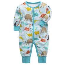 New Newborn Baby Boys Girls Romper Animal Printed Long Sleeve Winter Cotton Romper Kid Jumpsuit Playsuit Outfits Clothing 2024 - buy cheap