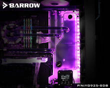 Barrow Acrylic Board as Water Channel use for IN WIN 925 Computer Case use for Both CPU and GPU Block RGB Light to AURA 2024 - buy cheap