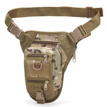 Pochete militar para motocicleta, bolsa de perna, cinto tático, à prova d'água, bolsa de cintura casual 2024 - compre barato