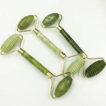 1 pc Jade Stone Needle Derma Face Arms Neck Massage Roller Ancient Face Body SPA Massage Roller Facial Massager Jade 2024 - buy cheap