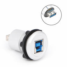 22mm USB connector socket Economy Cheaper Plastic type USB3.0 connector Female B to Female A 2024 - buy cheap