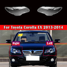 Pantalla de cristal para lente de coche, cubierta de faro automático, lámpara de luz para Toyota Corolla 2013 2014 2024 - compra barato