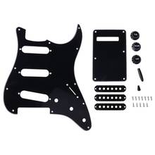 Sss conjunto de capa para pickguard de guitarra elétrica, capa e maçanetas, acessórios e peças xxuf 2024 - compre barato