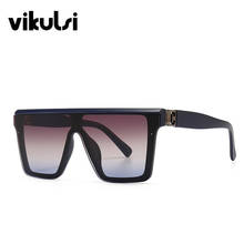 New Luxury Brand Rectangle Sunglasses For Women Men Vintage One Piece Square Sun Glasses Male Oversized Shades Eyewear UV400 2024 - buy cheap