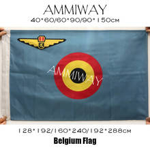 Ammiway-bandeiras e faixas customizadas, bélgica, bandeiras estampadas de poliéster, dupla face ou única 2024 - compre barato