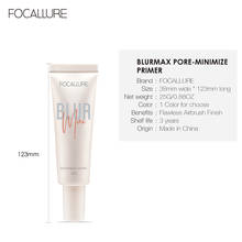FOCALLURE Pore Primer Smooth Skin Surface Cover Oil Control Facial Makeup Face Base Clear Gel Primer 2024 - buy cheap