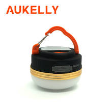 Aukelly Mini Portable Camping Light 3W LED USB Rechargeable Camping Lantern Outdoor Emergency Hiking Night Hanging Tent lamp 2024 - buy cheap