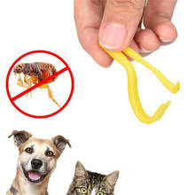 Ferramenta de remoção de gancho de pulga, 2 peças, flanela, acessórios para cachorro com 2 tamanhos, produto para animais de estimação 2024 - compre barato
