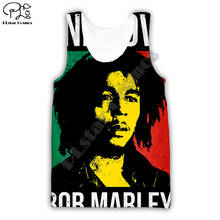 PLstar Cosmos Reggae Bob Marley Tracksuit Casual New Fashion Hip Hop Colorful 3DfullPrint Unisex Vest/Tank Top Mens Womens  s-2 2024 - buy cheap