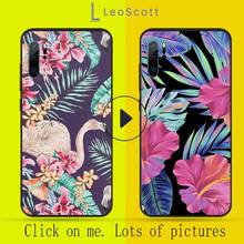 Vintage Banana Leaf Flower pattern Phone Case For Huawei honor Mate P 9 10 20 30 40 Pro 10i 7 8 a x Lite nova 5t Cover Funda 2024 - buy cheap