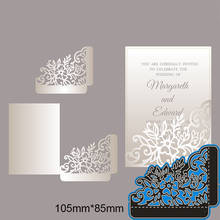 105*85mm flower frame New Arrival Frame Cutting Dies Stencil DIY Scrapbooking Photo Album Embossing Paper Card 2024 - buy cheap