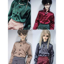 Bjd prince camisa roupa top estilo seda para 1/4 sd17 70cm 17 "24" alto msd sd dk dz aod boneca 2024 - compre barato