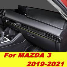 Для Mazda3 Mazda 3 2019 2020 2021 центральный контроль воздуха на выходе из углеродного волокна декоративные рамки интерьерные наклейки автомобильные аксессуары 2024 - купить недорого