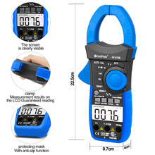 HoldPeak HP-870N Auto Range Multimetro Digital Clamp Meter Multimeter Pinza Piers Ammeter Amperimetro True RMS Frequency Tester 2024 - buy cheap