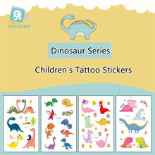 Cute Dinosaur Design Waterproof Temporary Tattoos Stickers For Kids Girl Children Gift Water Transfer Fake Tattoo 2024 - buy cheap