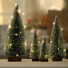 1 pieza de árbol de Navidad mini base de pino DIY árbol decoraciones navideñas de varias especificaciones 2024 - compra barato