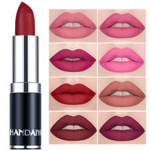 Dark Red Matte Lipstick Pink Velvet Lip Tint Waterproof Long Lasting Moisturizing Lip Stain Pigment Lips Tattoo Lip Stick Makeup 2024 - buy cheap