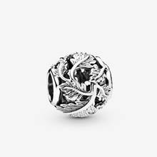 Authentic 100% 925 Sterling Silver Beads Openwork Leaves Charms Pendant fit Original Pandora Bracelets Women DIY Jewelry 2024 - buy cheap