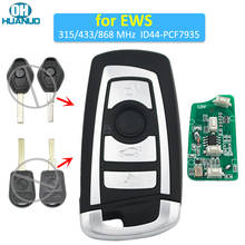 EWS Modified Flip Remote Key Fob 4 Button 315MHz/433MHz ID44 PCF7935AA Chip 1998-2005 for-BMW X5 Z3 Z4 HU92 Blade HU58 2024 - buy cheap