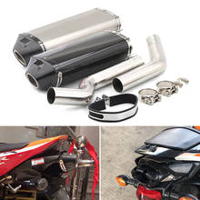 Tubo de Escape para motocicleta Honda, CBR1000RR accesorio para 2004-2007, con 2 tubos medios de 51mm, sin DB Killer, debajo de las puntas del asiento 2024 - compra barato