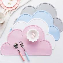 Hot  Cloud Shape Placemat Waterproof Heat Insulation Silicone Table Pad Mat Gadget Waterproof heat insulation Kitchen gadget 2024 - buy cheap