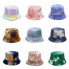 Harajuku Corduroy Bucket Hat Women Tie Dye Fishing Men Fisherman Hat Fashionable Panama Hip Hop Cap Summer Bob Bonnet Bob 2021 2024 - buy cheap