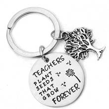 Appreciation-Teachers Keychain Love Charm Keyring Thank-You Teacher Key Chain Ring Holder Jewelry Teacher's Day-Gift 2024 - buy cheap
