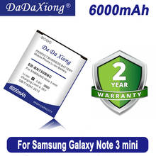 Original dadaxiong 6000mah EB-BN750BBC li-ion para samsung galaxy note 3 mini n7505/n750 bateria do telefone celular 2024 - compre barato