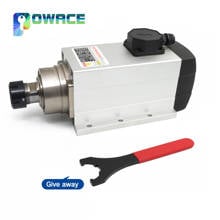 4.5KW ER32 380V Square Air-cooled Spindle Motor with Flange 4 bearings 9A 300HZ 18000rpm 2024 - buy cheap