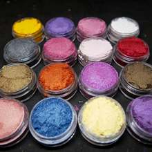 16jars/Set 16 colors Mica powder 2 grams quality cosmetic nail art Mica powder pigments, natural pearlescent mica powders, 2024 - buy cheap