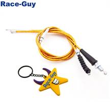 Gold Gas Throttle Cable + Clutch Cable For Chinese 50cc 70cc 90cc 110cc 125cc 140cc 150cc 160cc Motorcycle Pit Dirt Motor Bike B 2024 - buy cheap