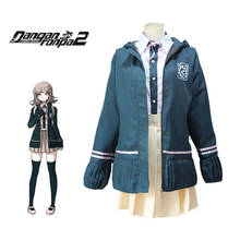 Fantasia de nanami chiaki para cosplay, traje para meninas, uniforme escolar japonês de anime para halloween 2024 - compre barato
