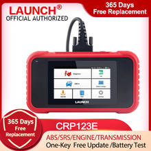 Launch-aparelho para diagnóstico de veículos x431 crp123e, obd2, eobd, eng, abs, airbag, srs, ferramenta para diagnóstico automático, leitor de código, atualização gratuita, pk crp123 2024 - compre barato
