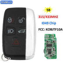 5 Button Remote Smart Car Key 315Mhz / 433Mhz ID49 Chip For Land Rover Range Rover Sport Evogue LR4 2012-2017 FCC ID: KOBJTF10A 2024 - buy cheap