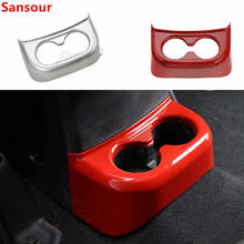 Sansour ABS Car Interior Rear Seat Water Cup Holder Cover Decoration Stickers for Jeep Wrangler 2011 Up Car Accessories Styling 2024 - buy cheap