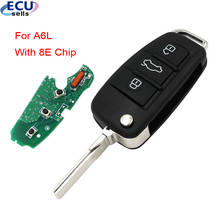 3 Buttons 315MHz Folding Remote Key Keyless Entry FOB 8E0 837 220R 220Q for AUDI A6L With 8E Chip 2024 - buy cheap