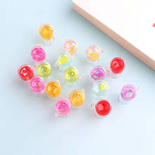 10pcs Plastic stemware fruit  Charms Pendants for Decoration Bracelets Necklace Earring KeyChain Jewelry Making 2024 - buy cheap