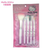 5pcs pink cute cat wooden handle kitty makeup brushes set blush eyeshadow eyebrow comb eyelashes pincel maquiagem eyeliner brush 2024 - buy cheap