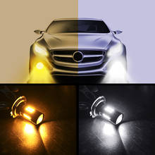 1 Pair Car Running Light Fog Lights Bulb H7 H8  H11 9005 9006 LED Lights LED Auto Car Headlight 12V 3030 21SMD 1200LM 6000K 2024 - buy cheap