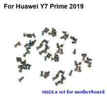 100 шт. набор винтов для Huawei Y7 Prime 2019, крышка материнской платы, винты, ремонтные детали для Huawei Y 7 Prime 2019 2024 - купить недорого