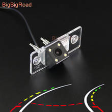 BigBigRoad-cámara CCD de visión trasera para aparcamiento de coche, videocámara de trayectoria dinámica inteligente, para Volkswagen, Polo, Skoda, Fabia, Cayenne 2024 - compra barato