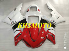 Kit de carenado para motocicleta YZFR1 98 99 YZF R1 1998 1999 YZF1000, plástico ABS, carrocería roja y blanca + regalos YA35 2024 - compra barato