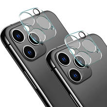 [2 упаковки] для iPhone 12 Pro (6,1 '') 11 Pro Защитная пленка для объектива камеры, закаленное стекло, твердость 9H, устойчивая к царапинам 2024 - купить недорого