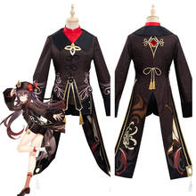 Genshin-Disfraz de impacto para Halloween, traje de carnaval, HuTao 2024 - compra barato