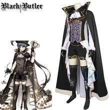 In stock Anime Black Butler Ciel Phantomhive Dream 100 Cosplay Costume Halloween Christmas Women Men Outfits Full Sets 2024 - buy cheap