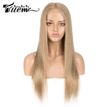 Trueme Golden Blonde Lace Front Human Hair Wigs Brazilian Straight Pre Plucked With Baby Hair 4x4 Lace Closure Wig For Women 2024 - buy cheap